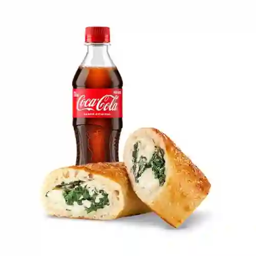 Stromboli y Coca Cola Original