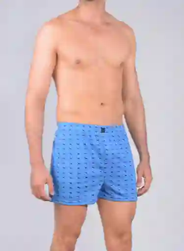 Patprimo Bóxer Hombre Estampado Azul Claro Talla M