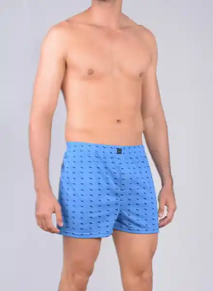 Patprimo Bóxer Hombre Estampado Azul Claro Talla M