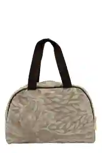 Bolso Neceser Aura Aires Beige Unica Mercedes Campuzano