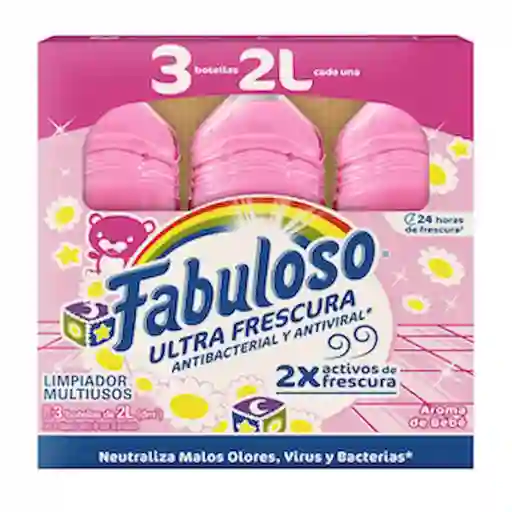 Fabuloso Limpiador Líquido Multiusos Aroma Bebé