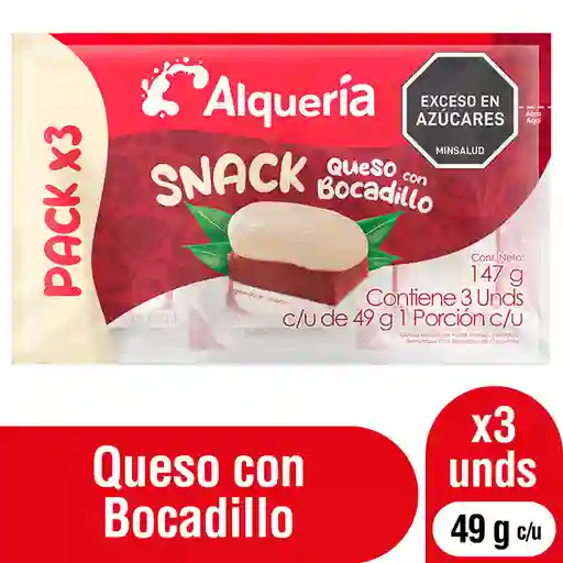 Alqueria Queso combinado con bocadillo x3