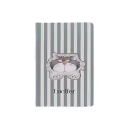 Agenda A5 Tapa Dura Serie Lucifer Cat Miniso