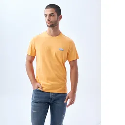 Camiseta Hombre Naranja Talla M 842F001 Americanino