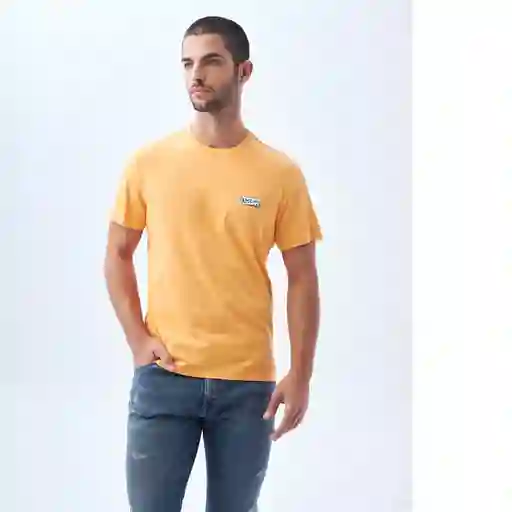 Camiseta Hombre Naranja Talla M 842F001 Americanino