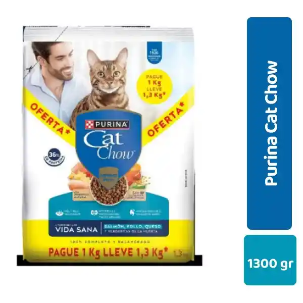 Purina Alimento Para Gatos Vida Sana Cat Chow