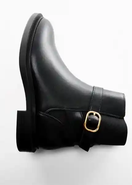 Botines Sindi Negro Talla 40 Mujer Mango