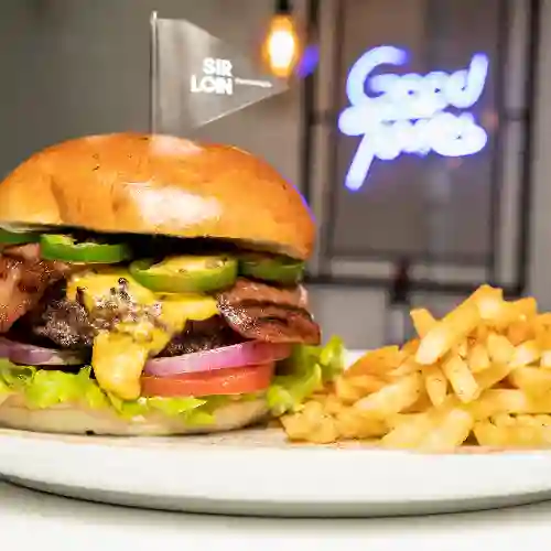 Hamburguesa Jalapeña Sencilla