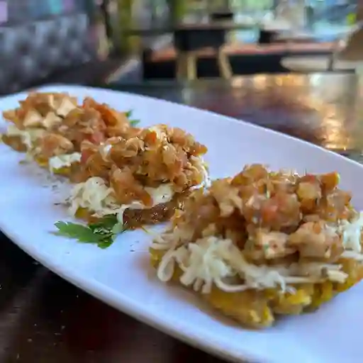 Patacón carne