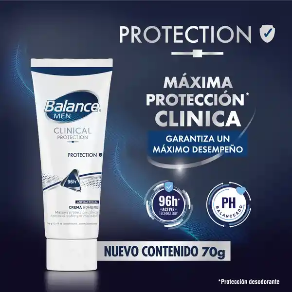 Balance Desodorante Clinical Protection Hombre 70 g