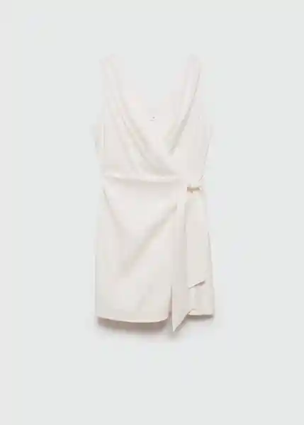 Vestido Emery2 Offwhite Talla 27 Mujer Mango