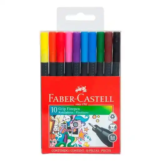 Faber Castell Rotuladores con Micropunta Grip Finepen