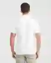 Camiseta Polo Textured Crudo Prístino Claro M Chevignon