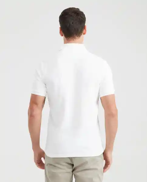 Camiseta Polo Textured Crudo Prístino Claro M Chevignon