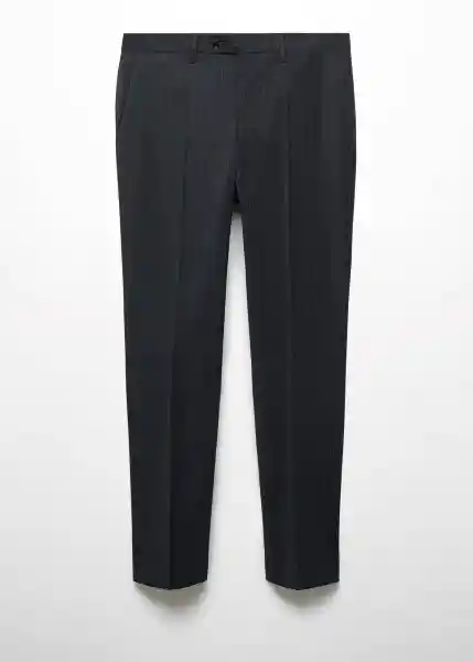 Pantalón Brasilia Azul Talla 38 Hombre Mango