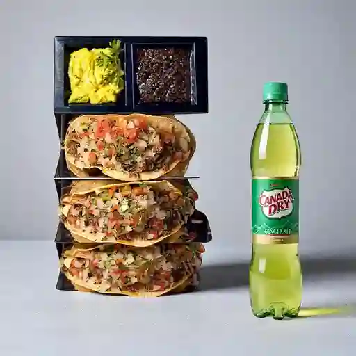 Combo Puercos Mexicanos + Canada Dry Ginger Ale 400 ml