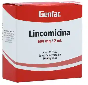 Genfar Lincomicina Solución Inyectable (600 mg)