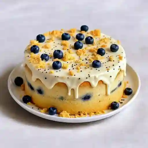 Torta Saludable de Vainilla-arandanos