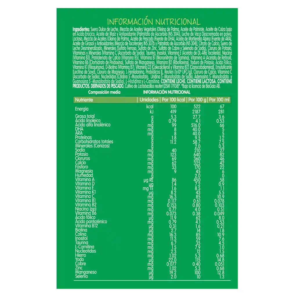 Fórmula infantil NESTOGENO Etapa 1 x 400g