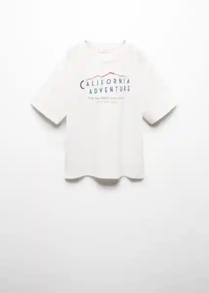 Camiseta Adventur Off-White Talla 10 Niño Mango