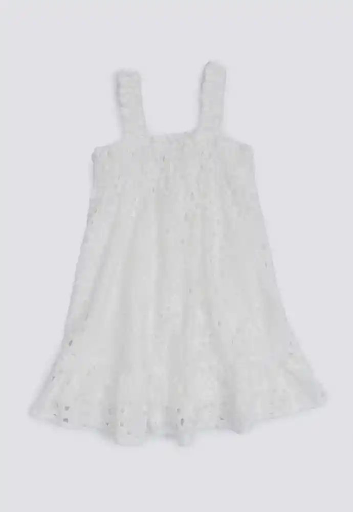 Vestido Tiras 3t-ivory