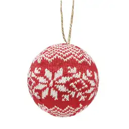 Esfera Rojo Relieve Folk Krea