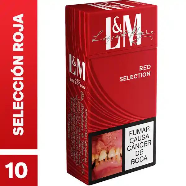 L&M Selección Roja x 10 Cigarrillos