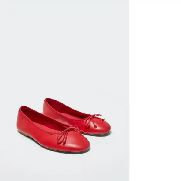 Zapato Paso Rojo Talla 35 Mujer Mango