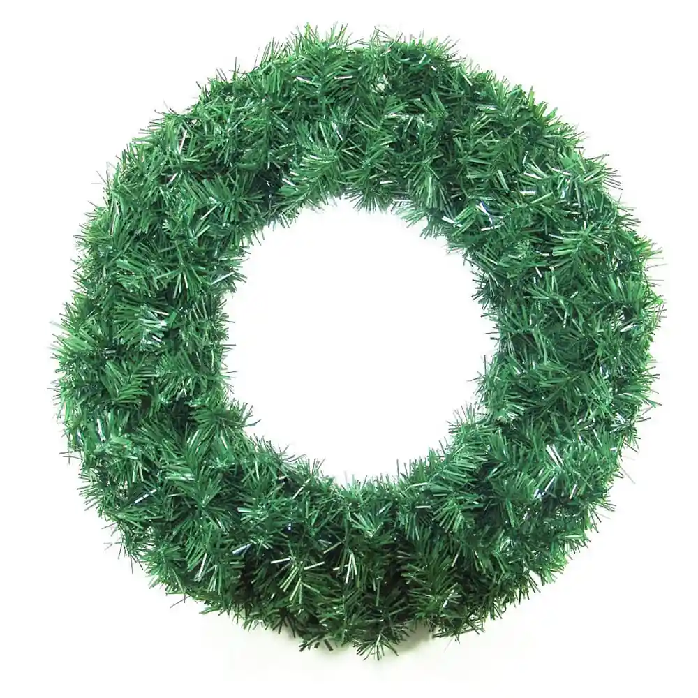 Navilandia Corona Navideña Verde 45 Cm