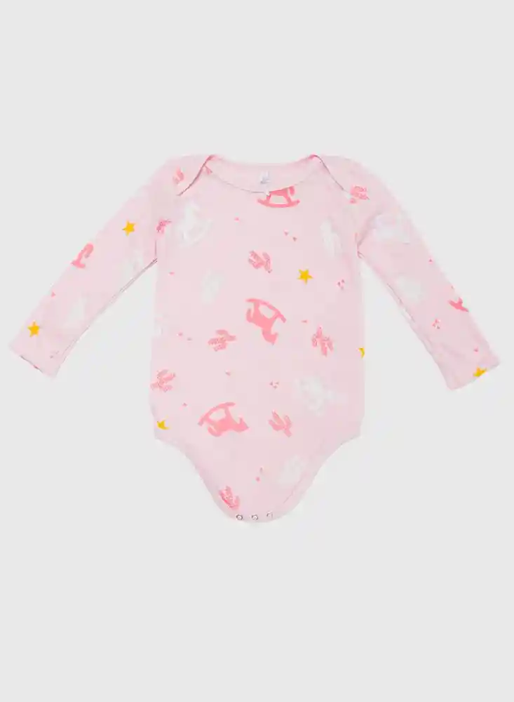 Body Manga Larga Bebita 18/24mese-estamp 1