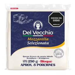 Queso Del Vecchio Fresco Pasta Hilada Semiduro (250 Gr)
