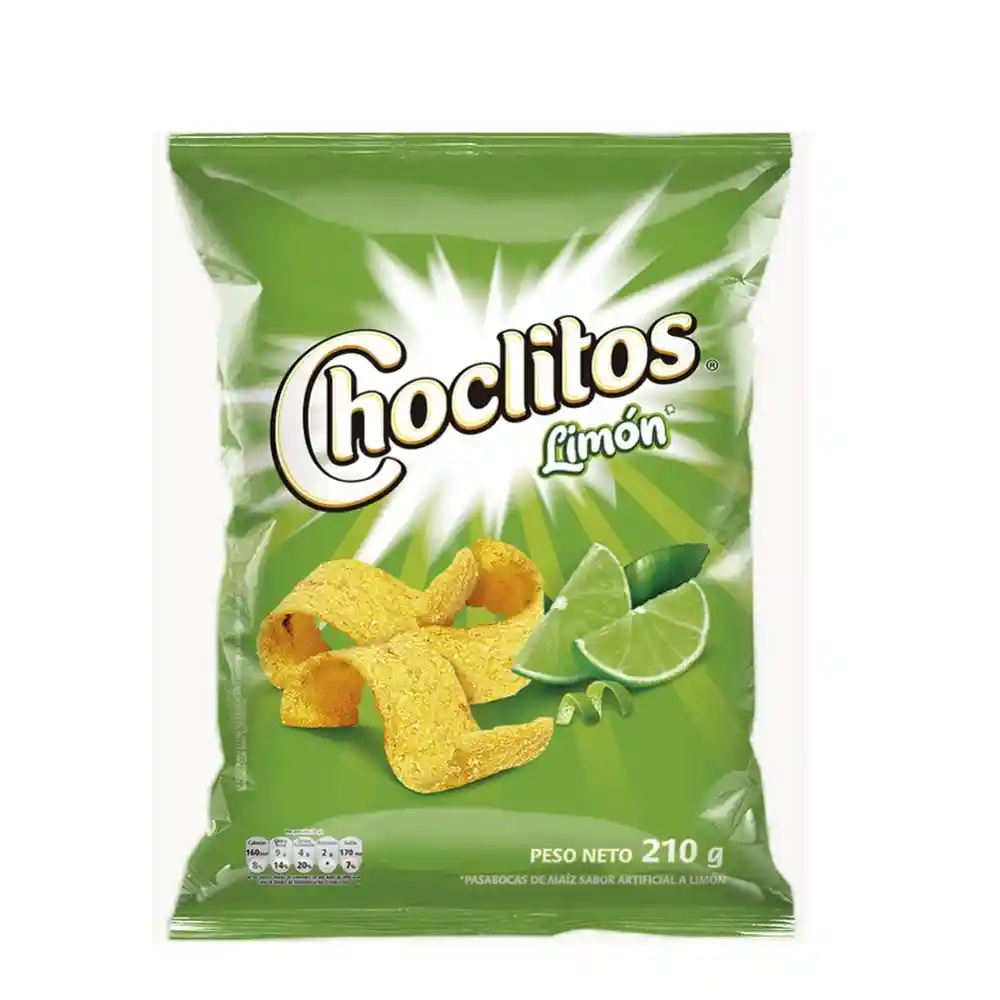 Choclitos Pasabocas de Maíz Sabor a Limón