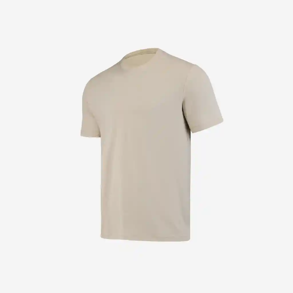 Camiseta de Entrenamiento Suprasoft Para Hombre Domyos - Beige