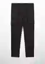 Pantalón Vigil Negro Talla 42 Hombre 67047685_99 Mango