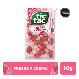 Tic Tac Dulce Pastillas Fresas Crema