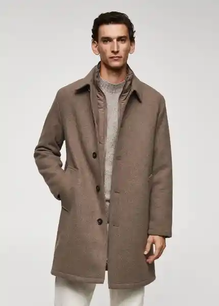 Abrigo Station Topo Talla XXL Hombre Mango