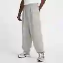 Nike Pantalón M Club Ft Oversized de Hombre Gris Talla M