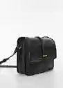 Bolso P Iván Negro Mujer Mango