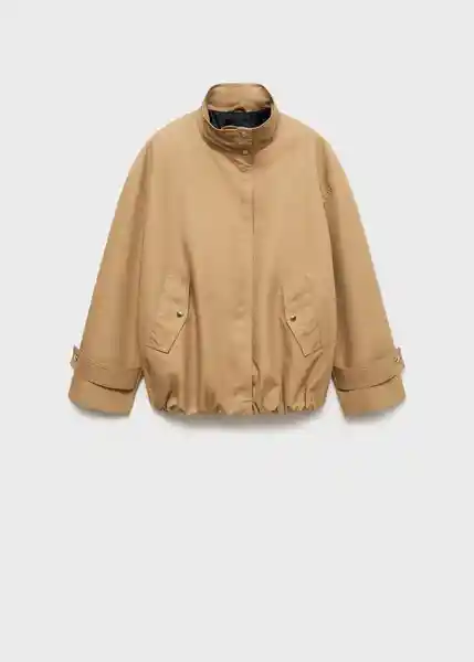 Chamarra Parka Way Camel Talla XL Mujer Mango
