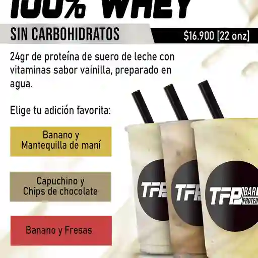 Batido de proteina con mani y babano