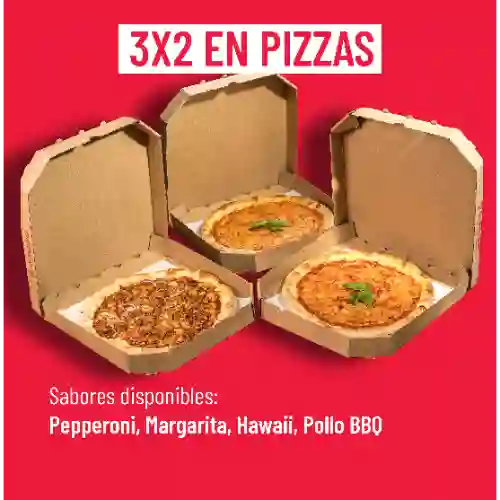 3X2 en Pizza