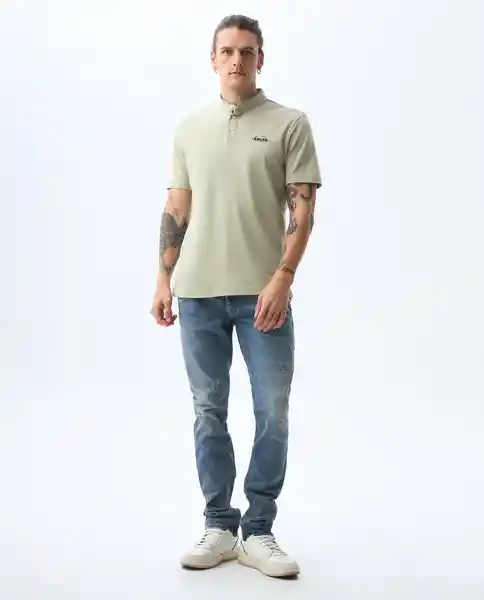 Camiseta Hombre Gris Talla L 801G002_GRI156410 Americanino