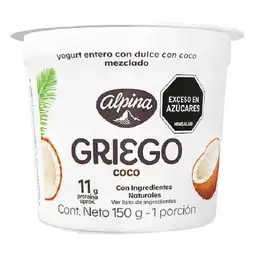 Alpina Yogurt Griego Coco