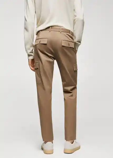 Pantalón Cargo Topo Talla 46 Hombre Mango