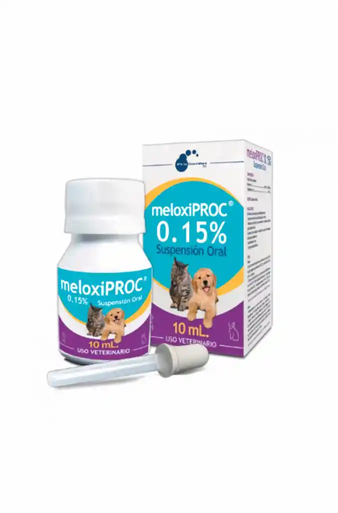 Meloxiproc Suspensión Oral para Perros y Gatos (0.15 %)