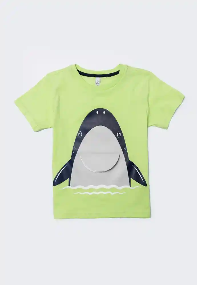 Camiseta Manga Corta 3t-verdeclar