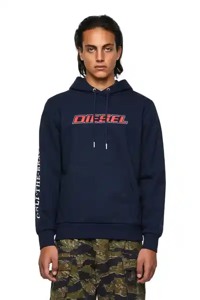 Diesel Buzo S-Girk-Hood-K10 Azul Talla L