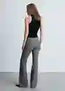Top Boni Negro Talla L Mujer Mango
