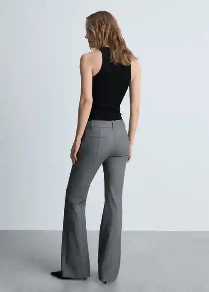 Top Boni Negro Talla L Mujer Mango