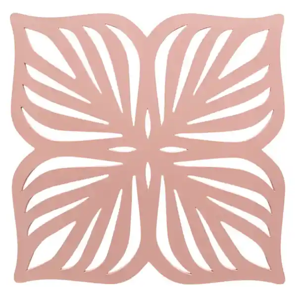 Marres Base Para Plato Rosado Madera 33 x 1 cm